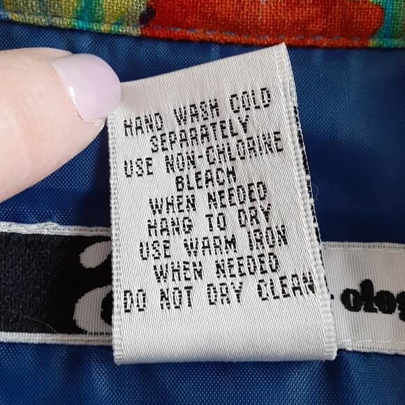 Vintage 80s Tropical Floral Full Zip Jacket 100% Linen Hawaii Womens Petite M - Picture 8 of 12